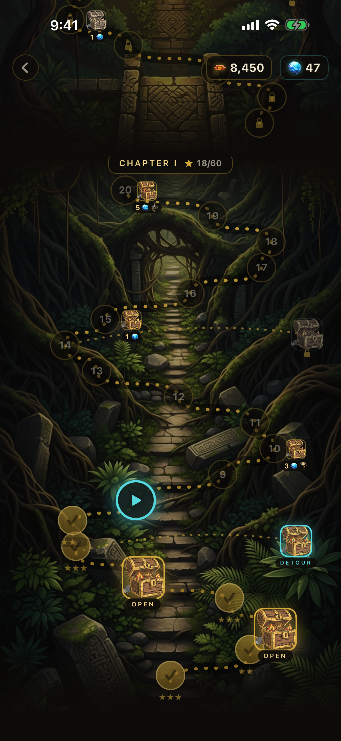 The Temple Ascent - a winding path of ciphers